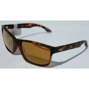 O'NEILL Anso POLARIZED Sunglasses Matte Tortoise/Bronze Mirror Surf/Beach NEW